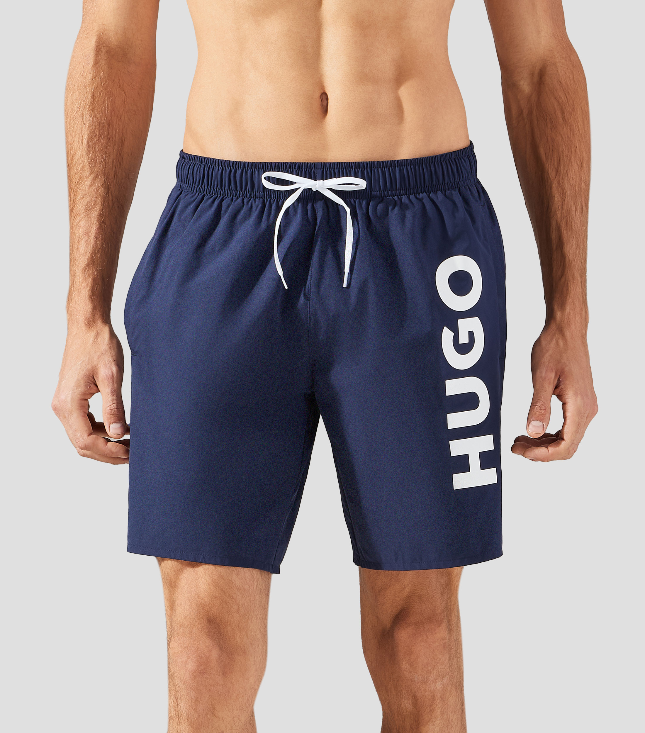 Traje de baño corto estampado Hombre